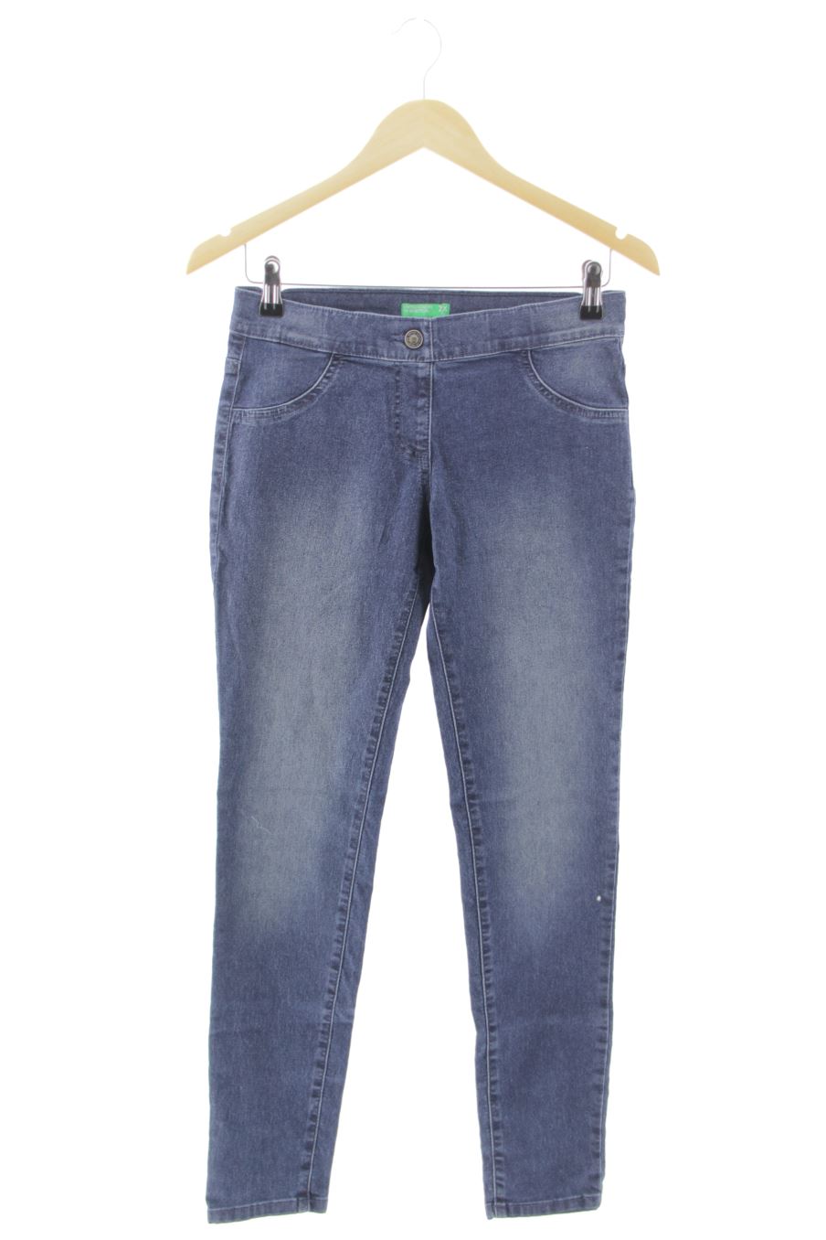 Vaquero de Benetton de la talla 11 años de denim de segunda mano