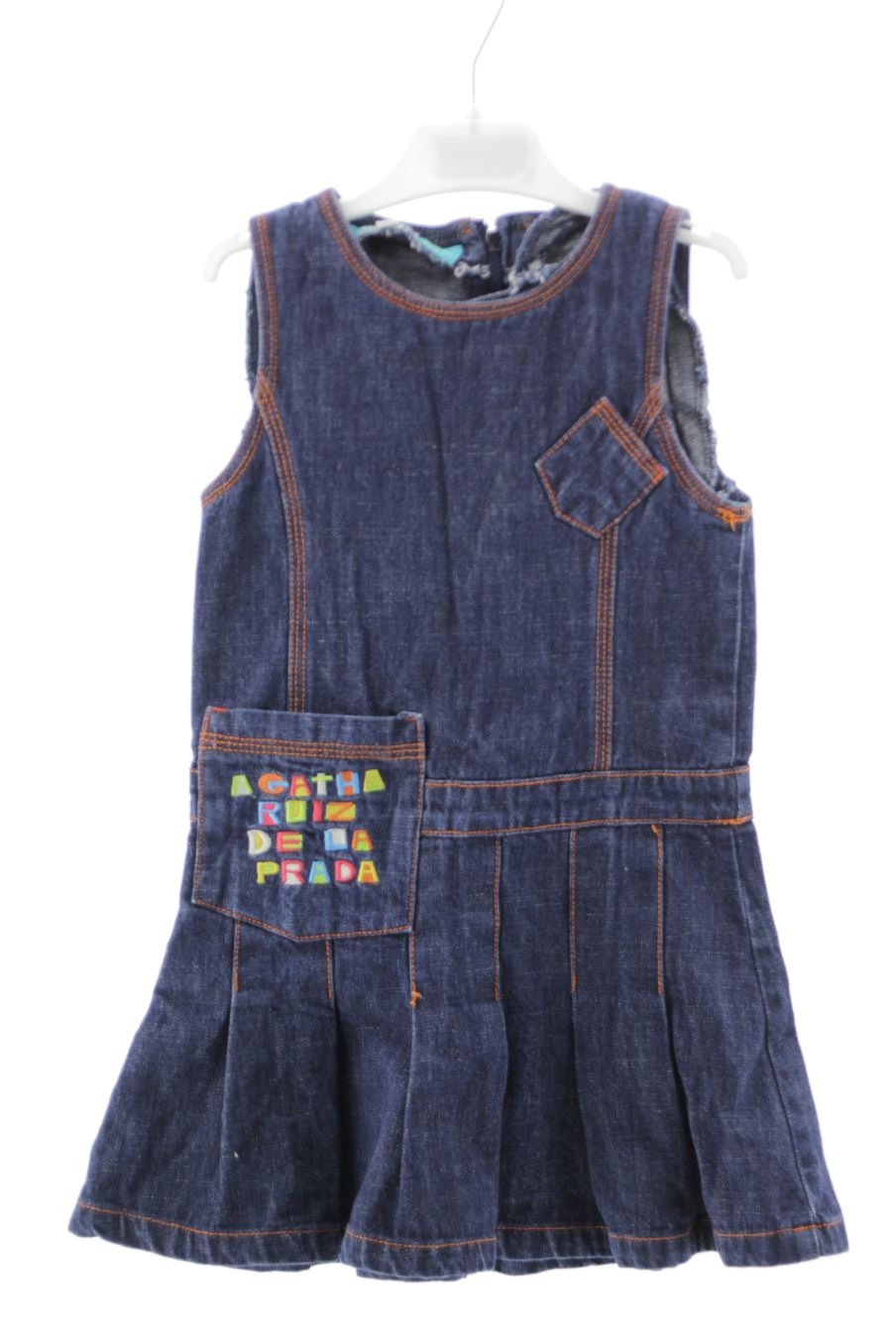 Vestido sport de Agatha Ruiz de la Prada de la talla 4 años de denim de segunda mano