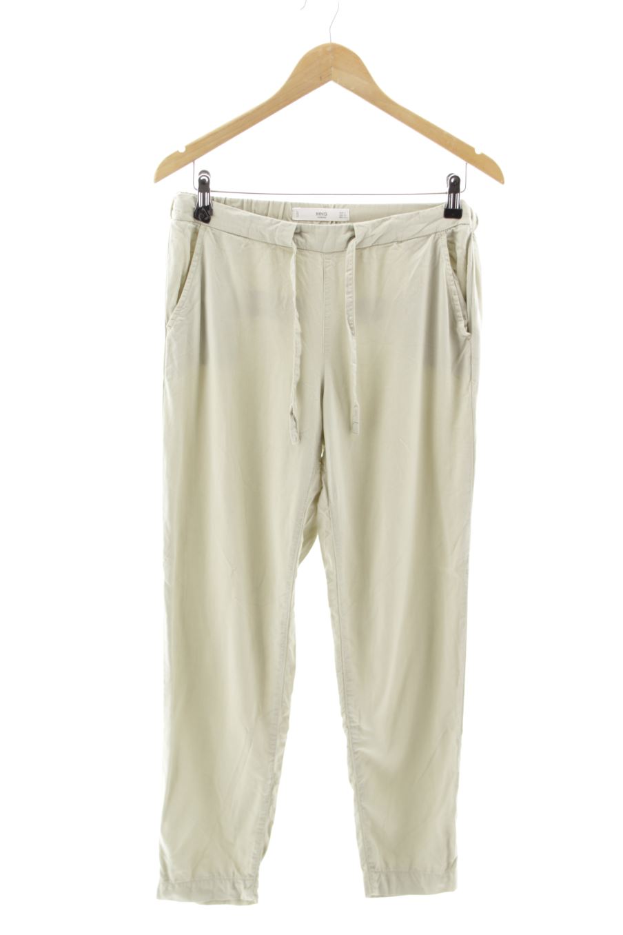 Pantalon Mango de la taille S, de couleur beige