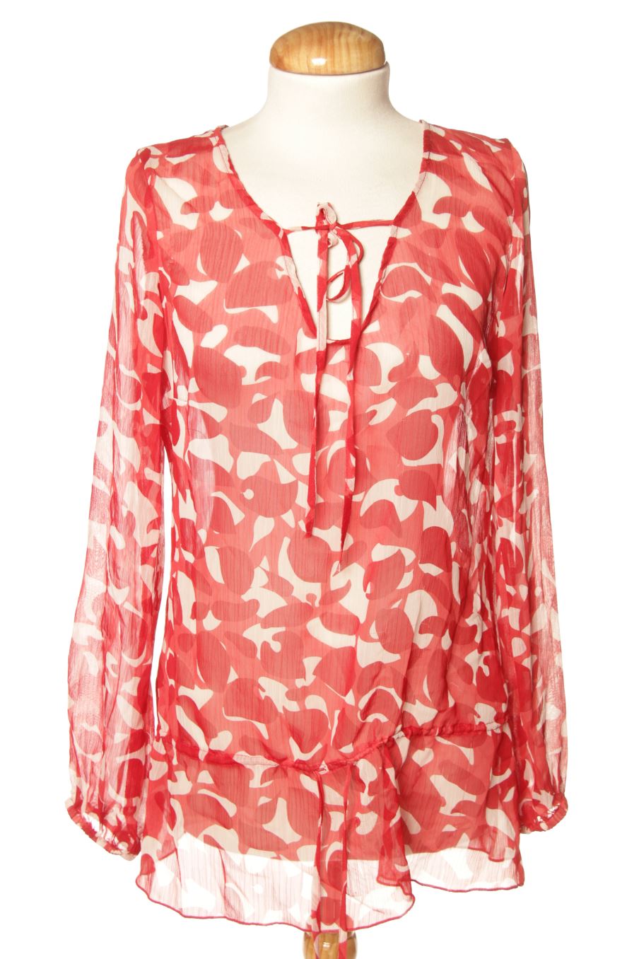 Blouse à manches longues Gina Benotti de la taille S, de couleur rouge