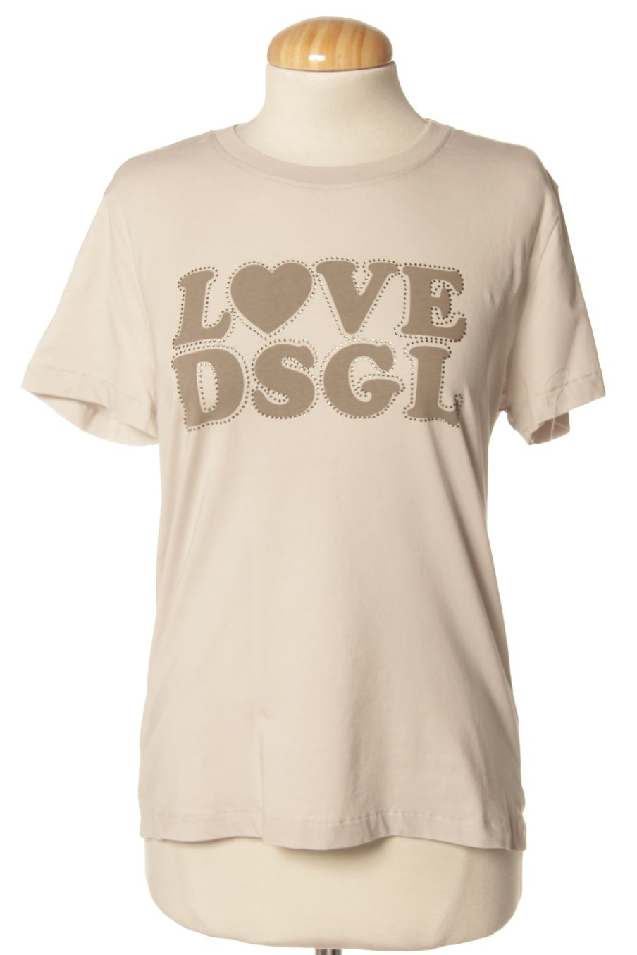 T-Shirt von Desigual Größe L, Farbe Grau, für