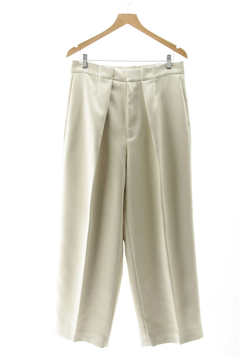 Pantaloni de Zara de la talla L, de color beige
