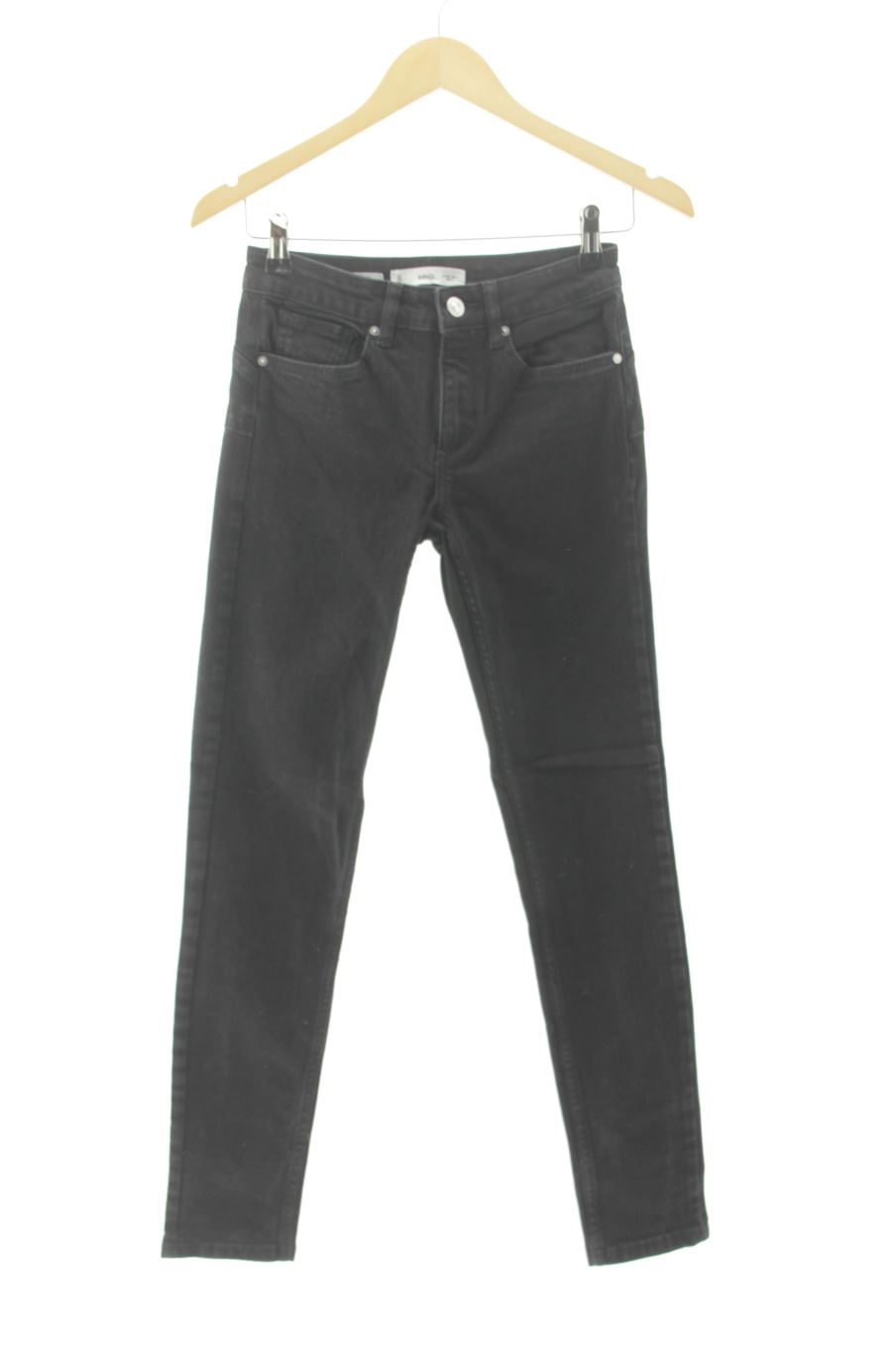 Jeans Mango de la taille 36, de couleur noir de denim