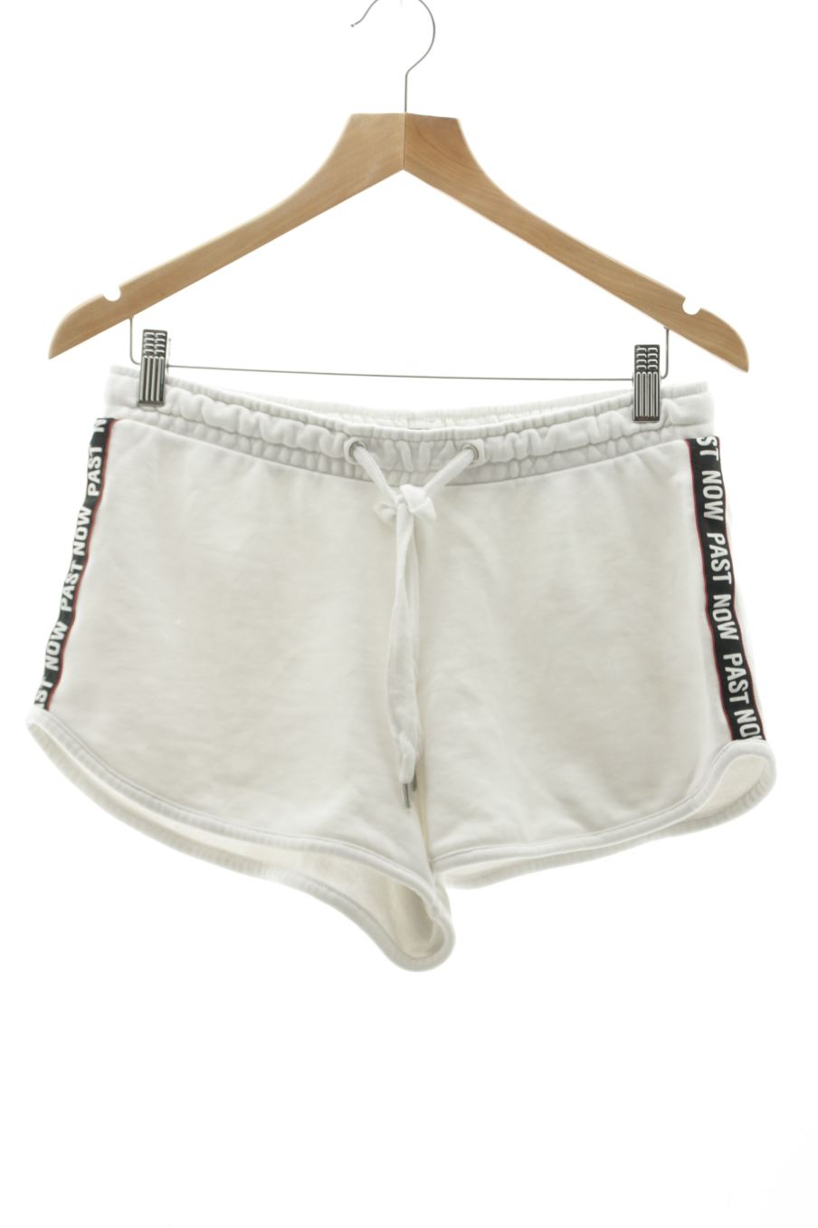 Short de sport Bershka de la taille S, de couleur blanc