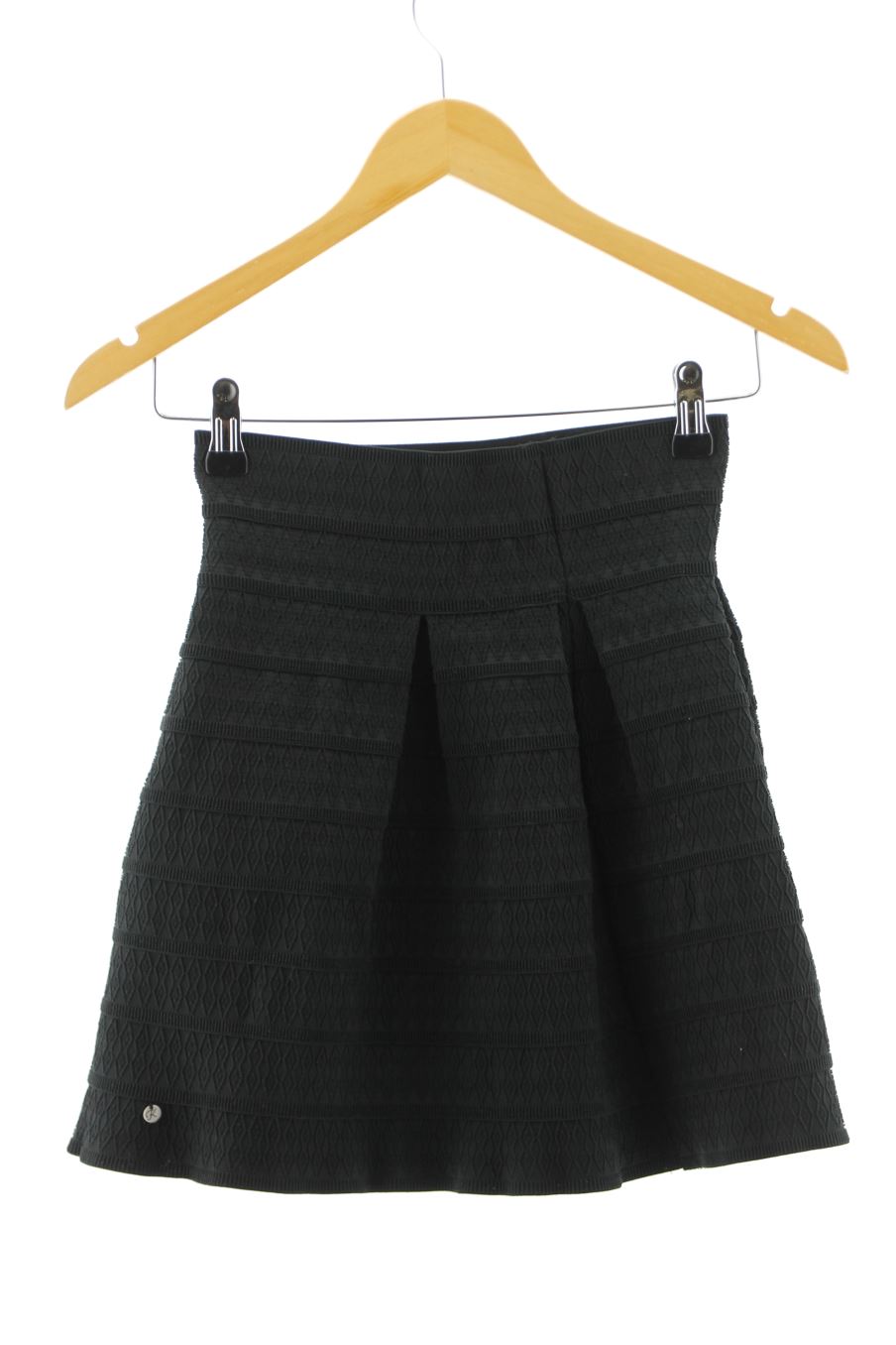 Aufwändiger Rock von Kaporal Größe XS, Farbe Schwarz, für