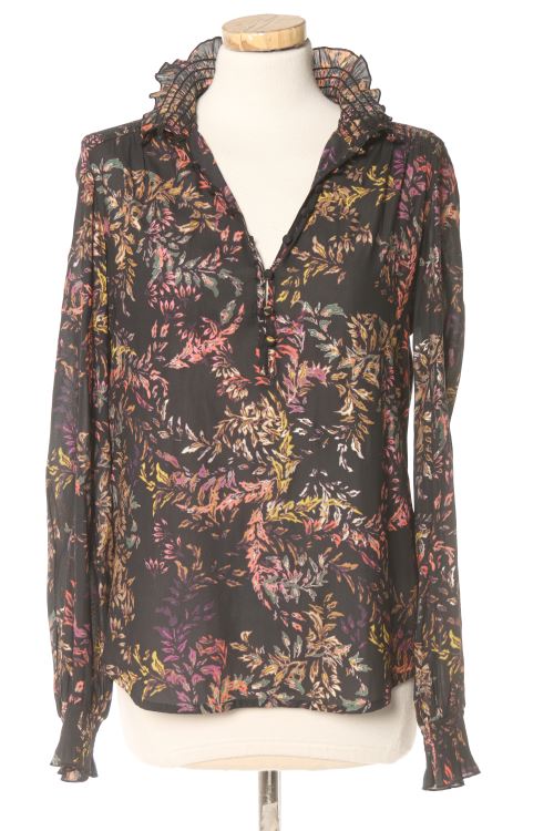 Blusa a maniche lunghe