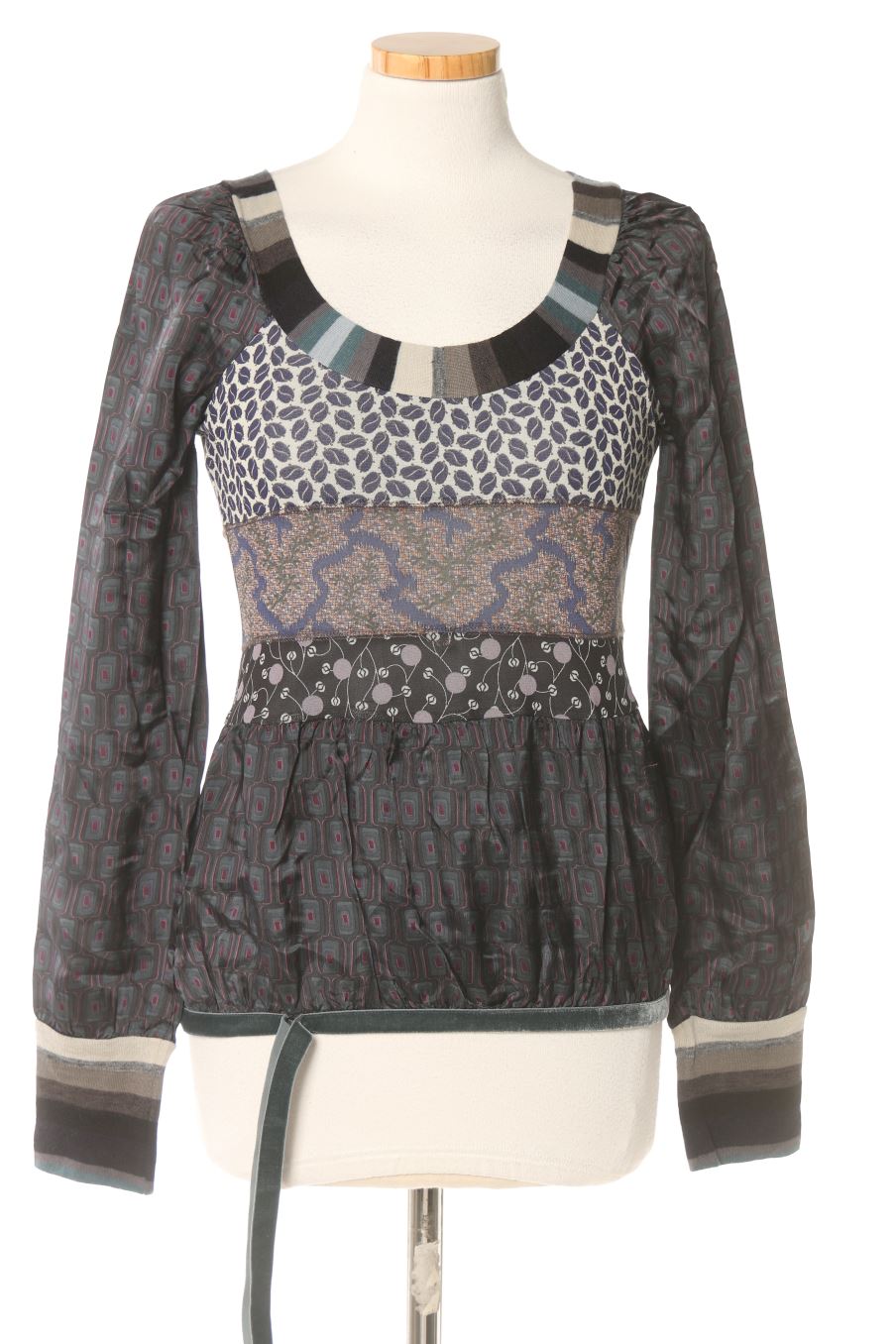 Blouse à manches longues One step de la taille 38, de couleur imprimés