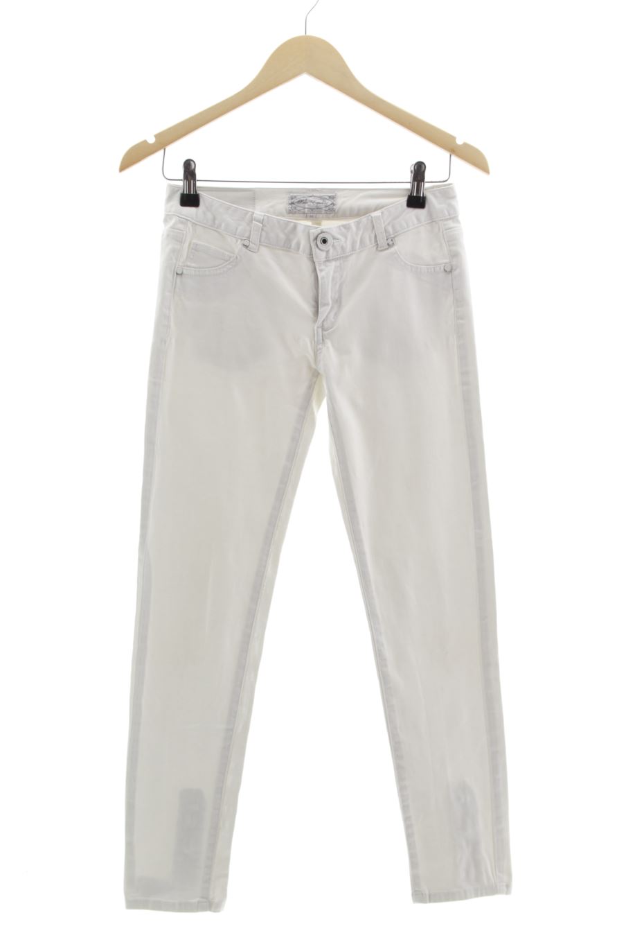 Jeans Lola Espeleta de la taille 34, de couleur blanc de denim