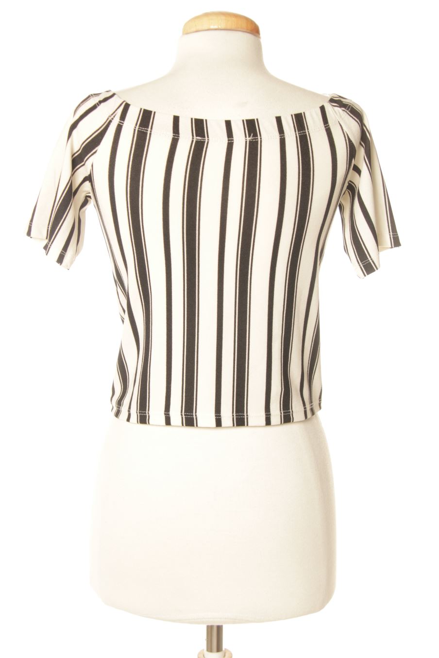 Blusa de manga corta de PERCENTIL de la talla XS, de color rayas