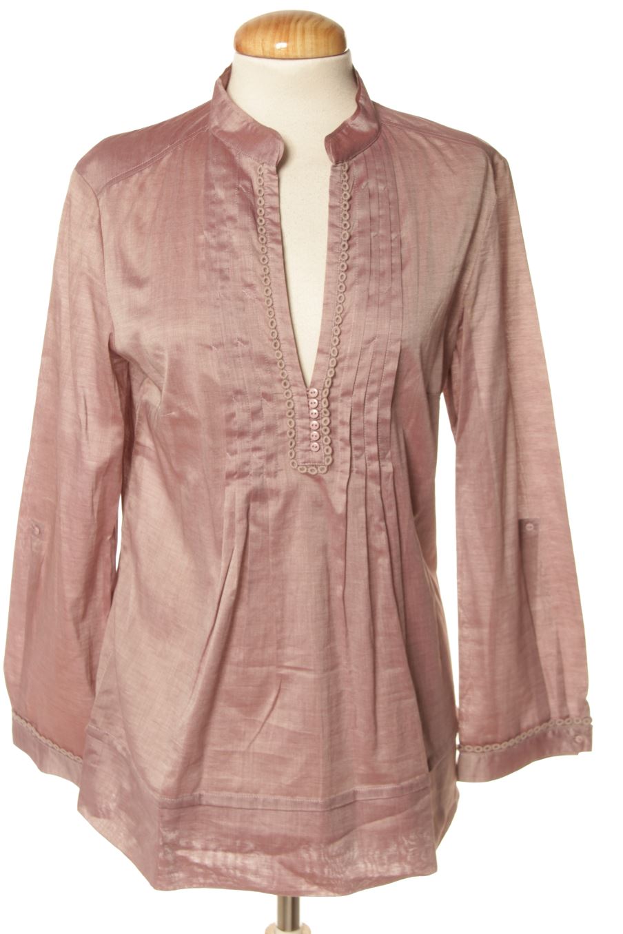 Blouse à manches longues Amitié de la taille 38, de couleur pourpre