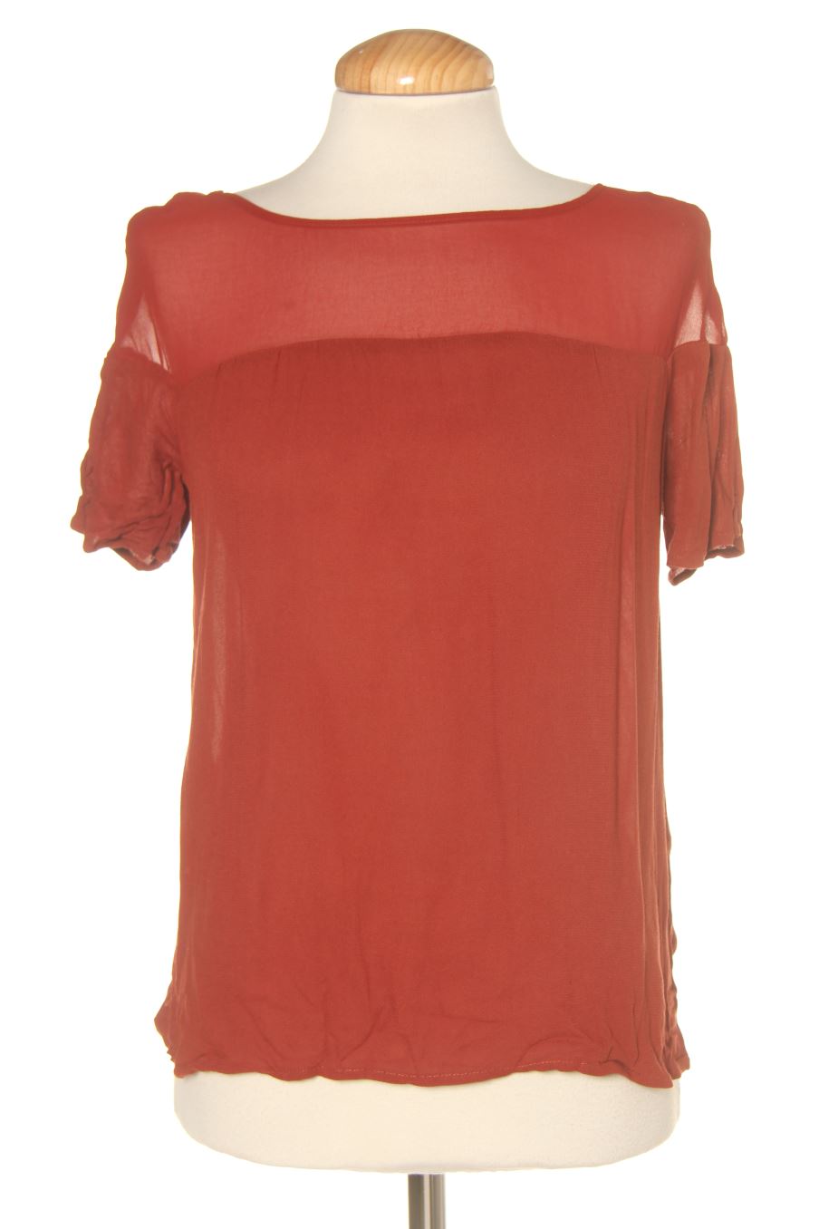 Blouse à manches courtes PERCENTIL de la taille XXS, de couleur rouge