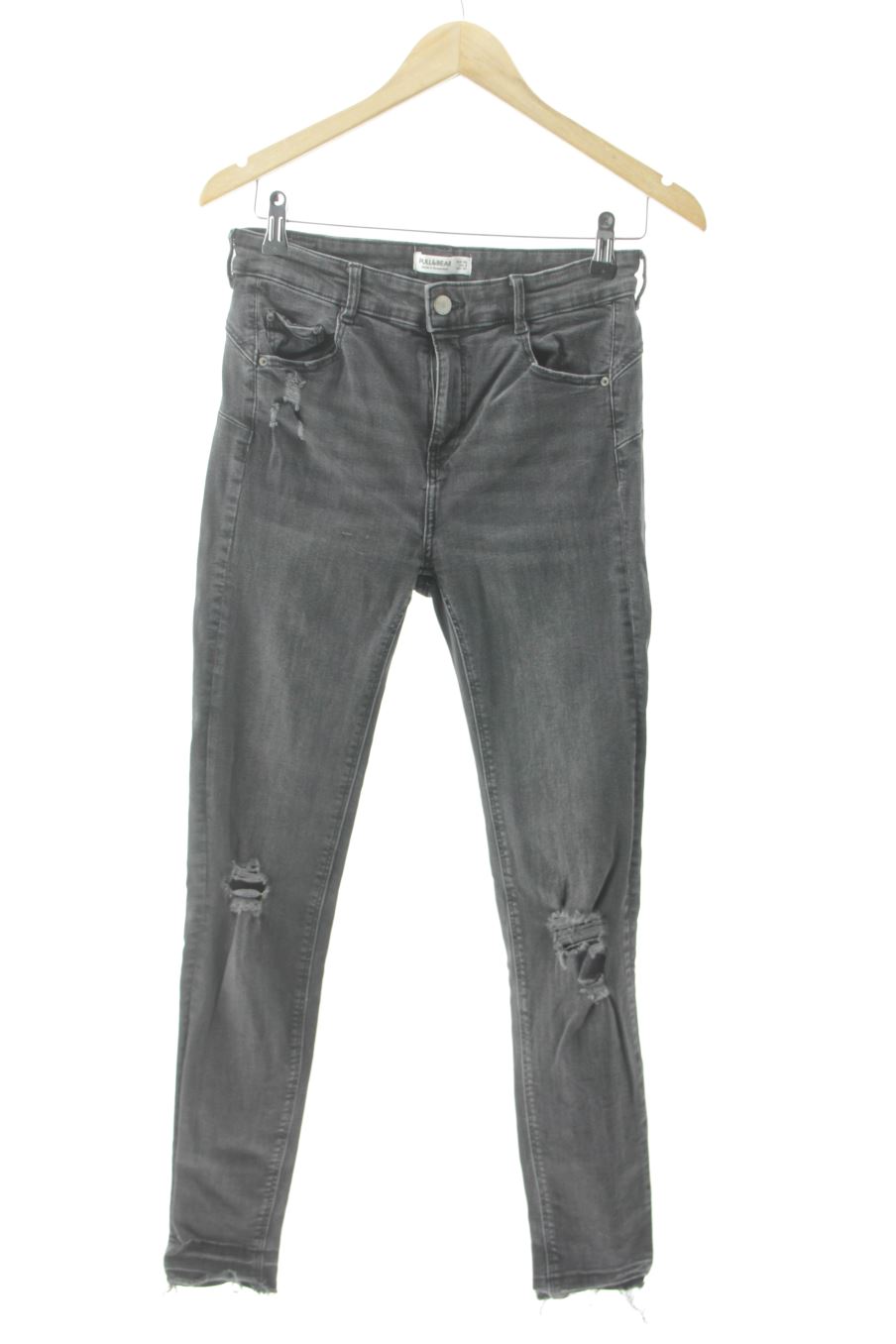 Jeans Pull & Bear de la taille 40, de couleur noir de denim