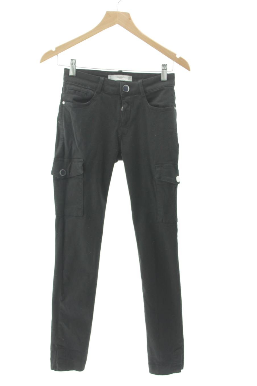 Jeans Mango de la taille 36, de couleur noir de denim