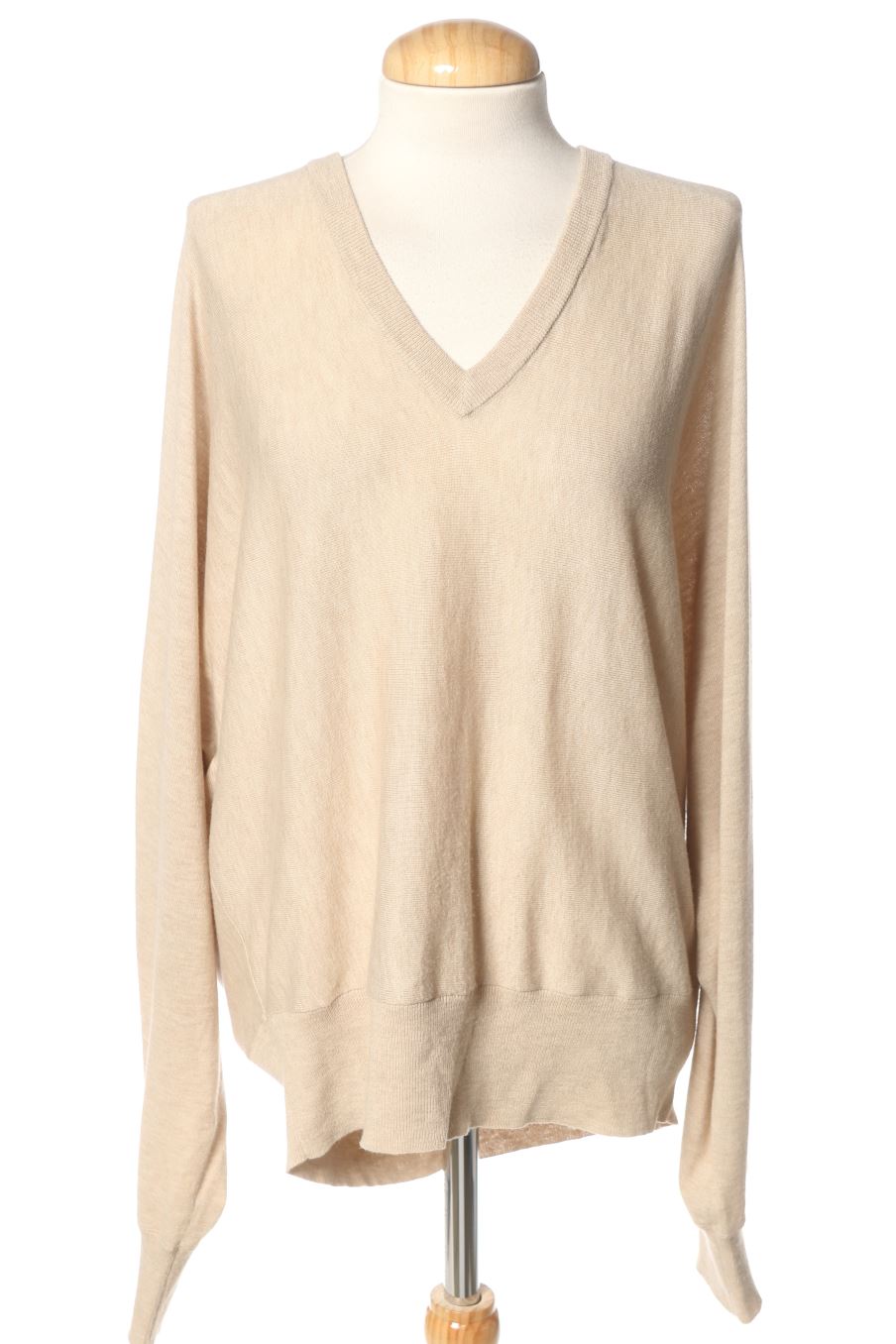 Pull Zara de la taille L, de couleur beige