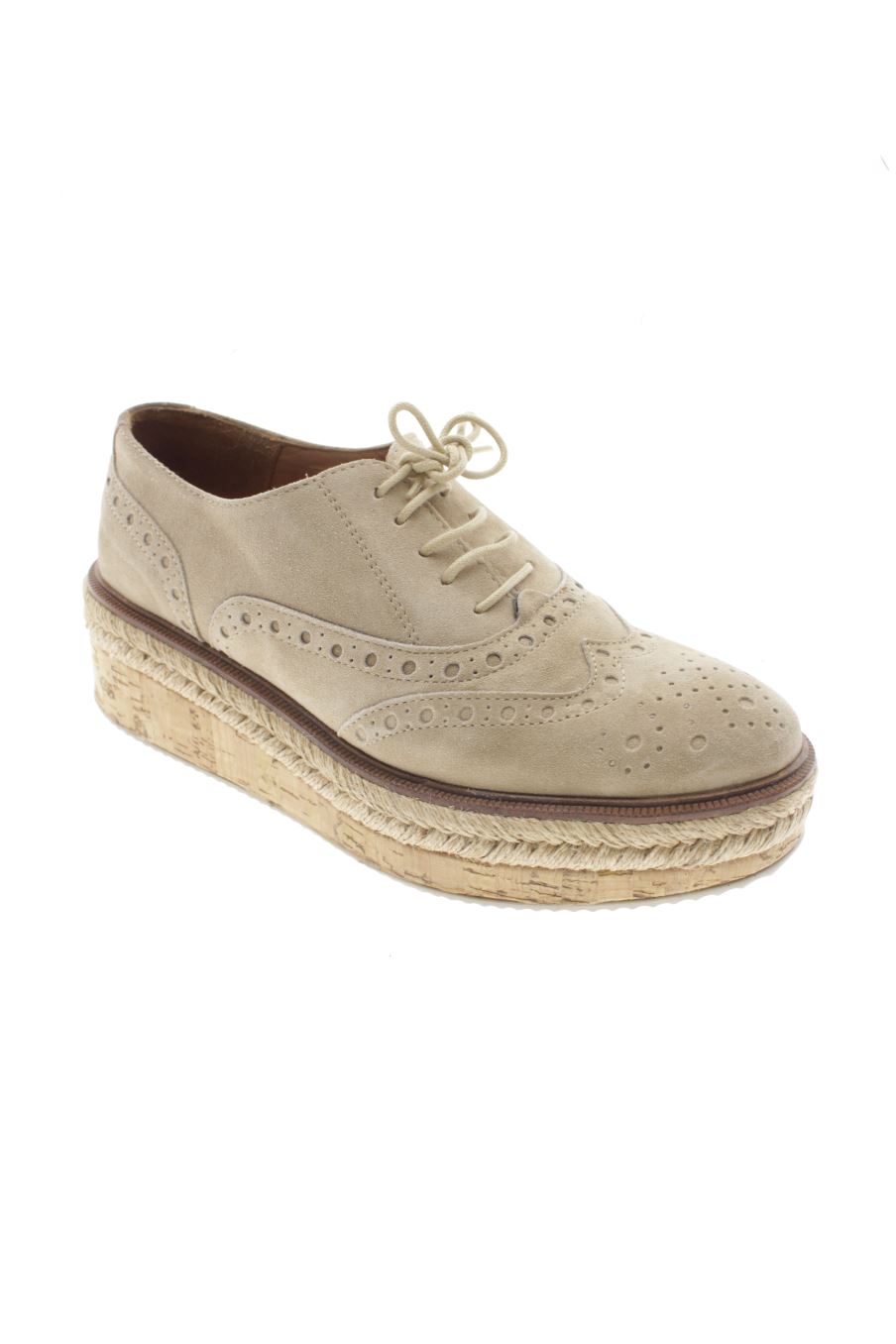 Plataformas de Alpe Woman Shoes de la talla 38, de color marrón de