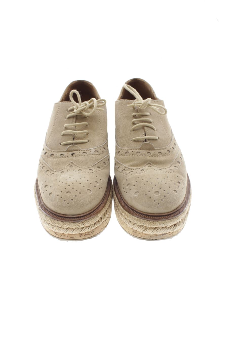 Plataformas de Alpe Woman Shoes de la talla 38, de color marrón de