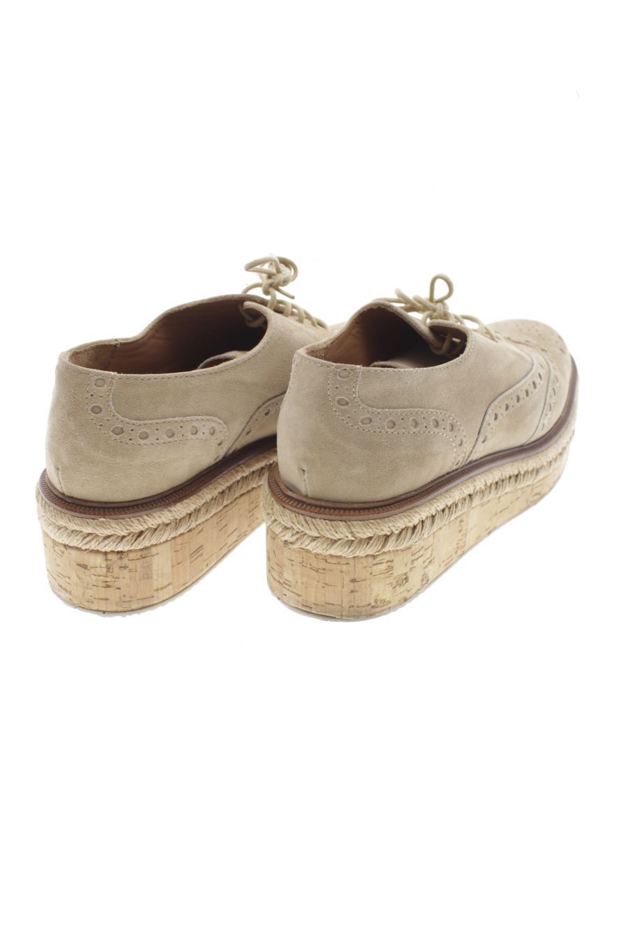 Plataformas de Alpe Woman Shoes de la talla 38, de color marrón de