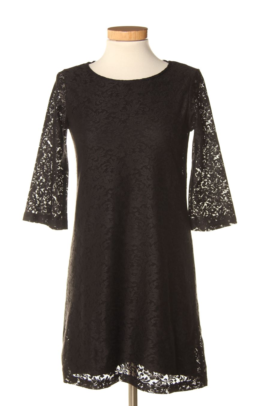 Vestido casual de Pull & Bear de la talla S, de color negro