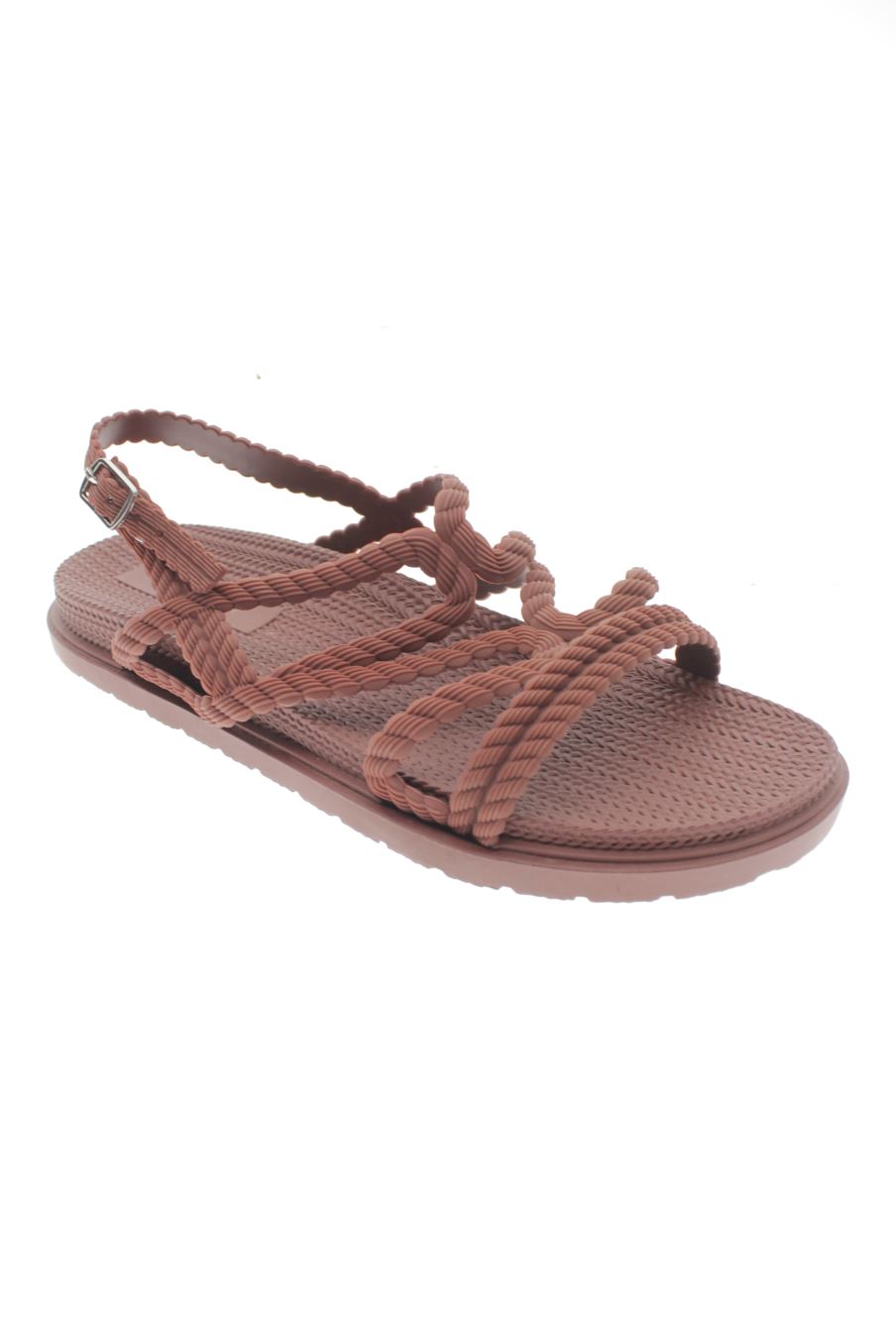 Sandalias planas de Women' secret de la talla 40, de color burdeos de