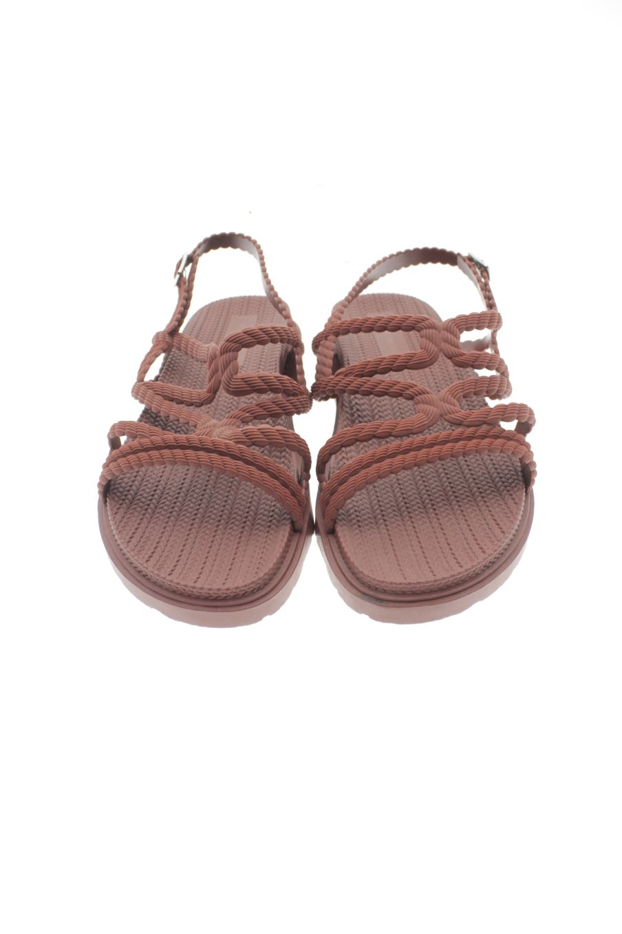 Sandalias planas de Women' secret de la talla 40, de color burdeos de