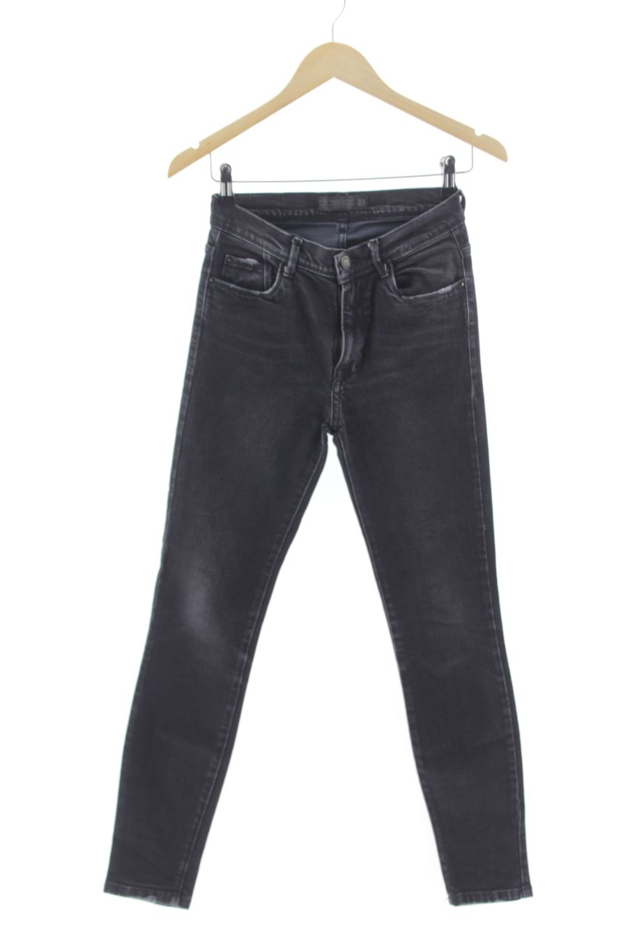 Jeans Trafaluc de la taille 34, de couleur noir de denim