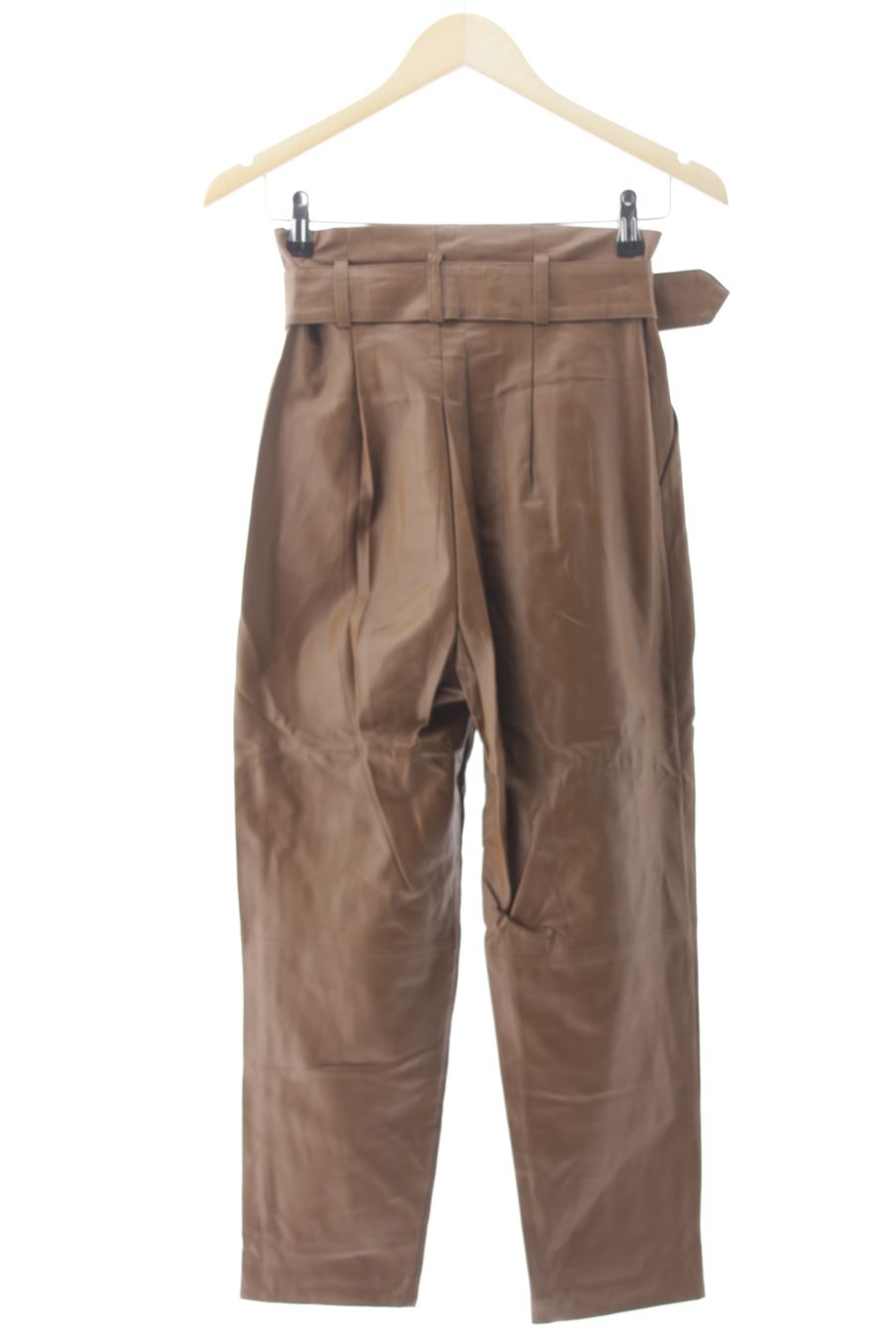 Pantalon Stradivarius de la taille 34, de couleur marron de synthétique