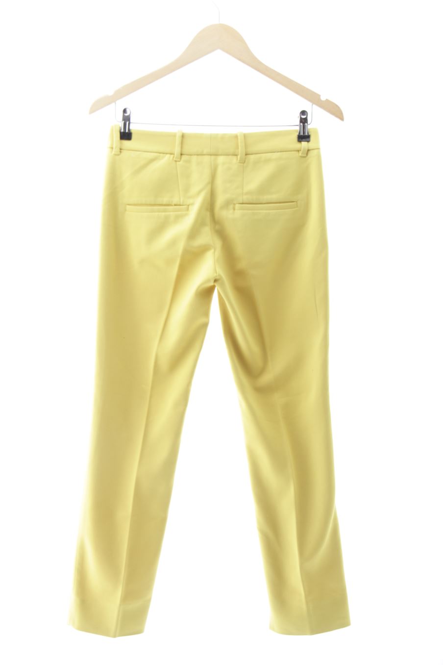 Pantalon Zara de la taille XS, de couleur jaune