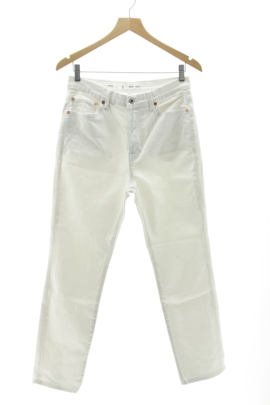 Jeans de Mango de la talla 36, de color bianco