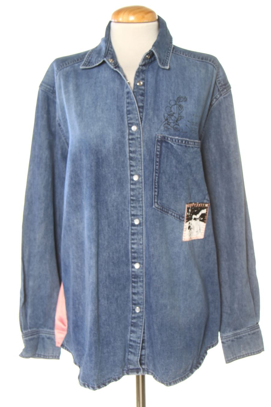 Hemd von Disney (DESIGUAL) Größe M, Farbe Aufdruck, für