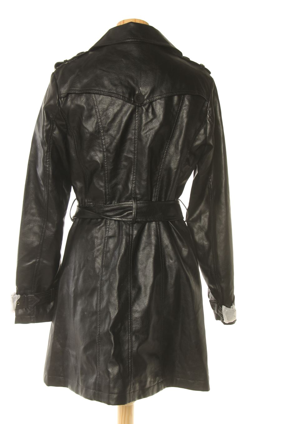 Gabardina de Anany de la talla M, de color negro de sintético