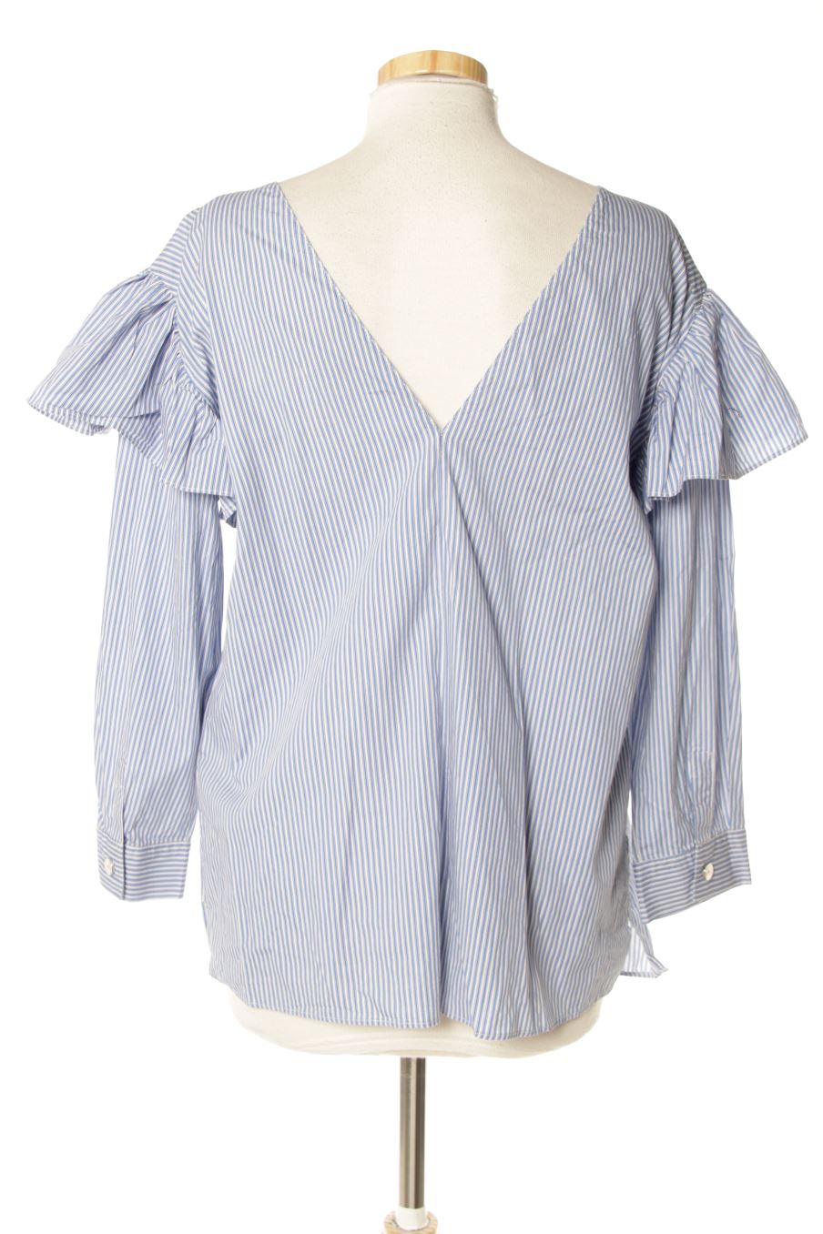 Blusa de manga larga de Zara de la talla S, de color rayas