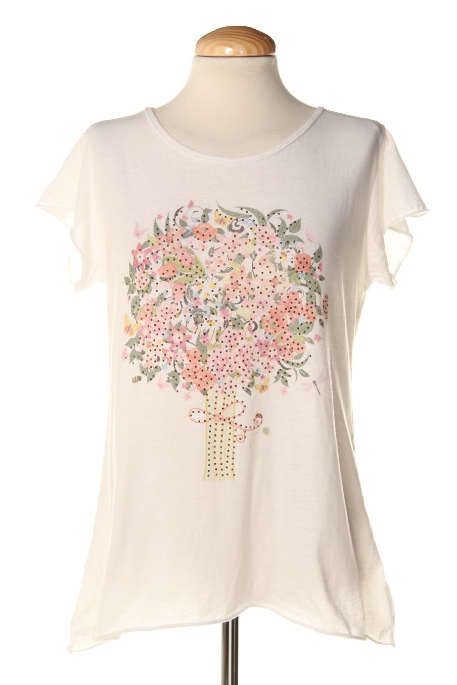 T-Shirt von Made in italy Größe M, Farbe Weiss, für