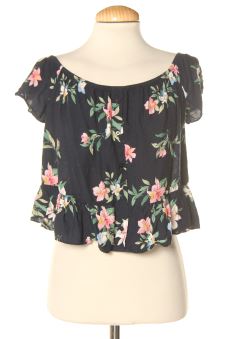 Blusa a maniche corte S Bershka, foto 1 di 2