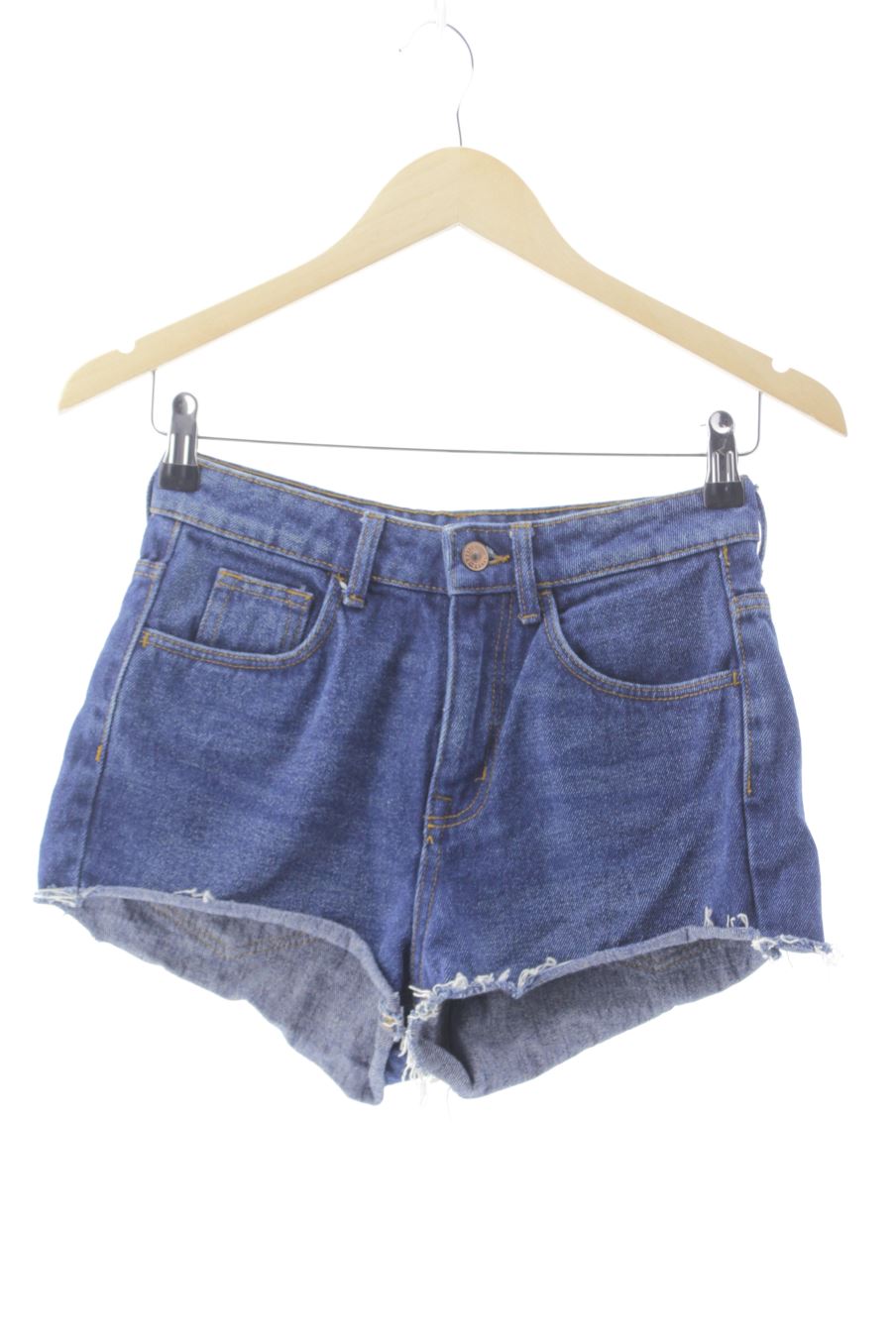Kurze Hose von H&M Größe 34, Farbe Marineblau, aus Jeanskleidung für