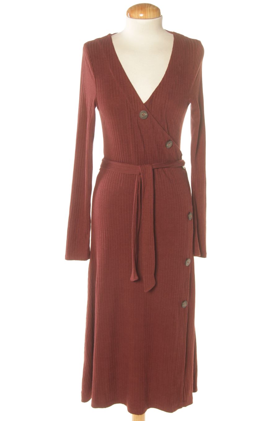 Robe casual Mango de la taille S, de couleur bordeaux