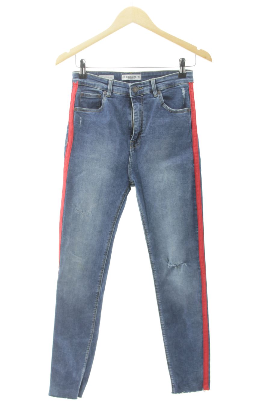 Jeans Pull & Bear de la taille 38, de couleur bleu de denim