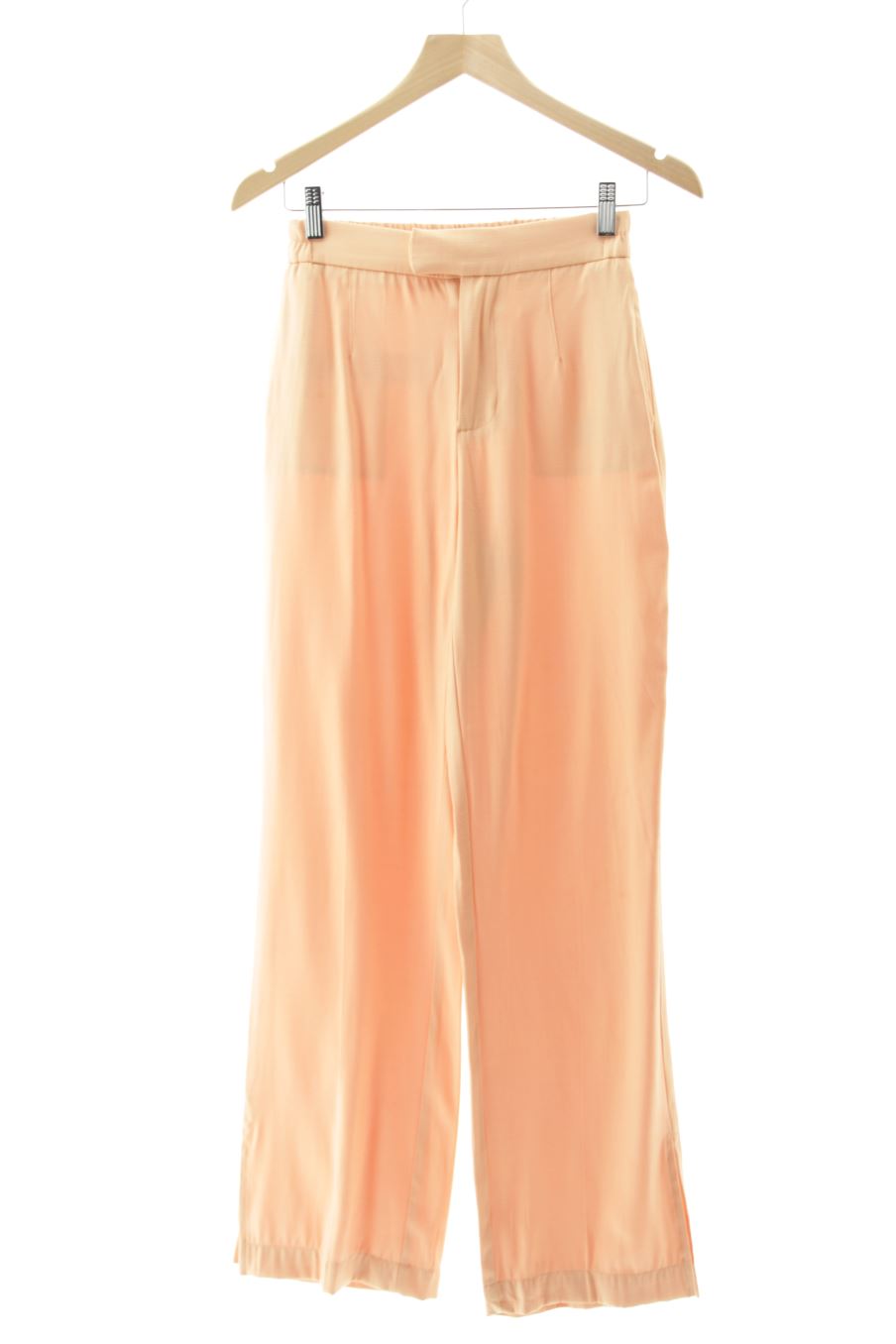 Pantaloni casual de Bershka de la talla S, de color corallo