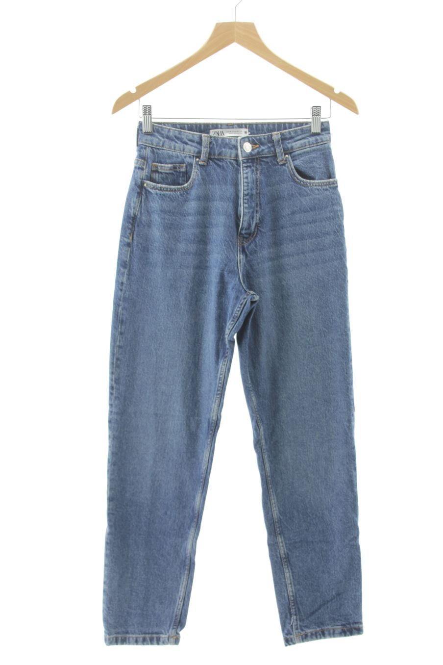 Vaquero de Zara de la talla 36, de color azul de ropa vaquera