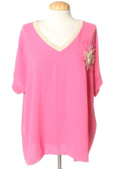 Kurzärmelige Bluse Einzelgröße Made in italy, Foto 1 von 2