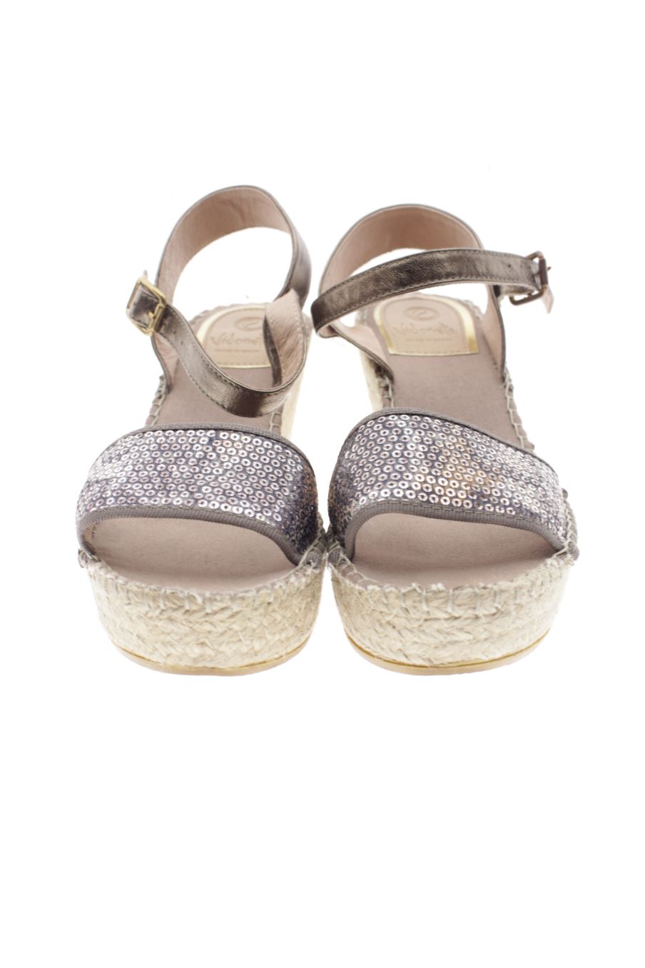 Plataformas de Vidorreta (Shoes) de la talla 38, de color plateado de
