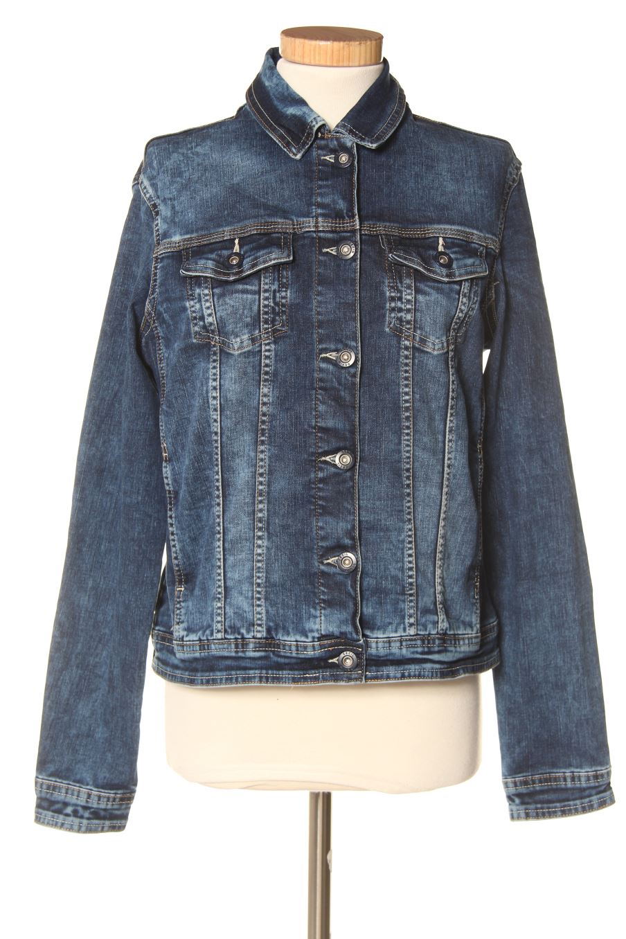 Jacke von Cecil Größe XS, Farbe Blau, aus Jeanskleidung für