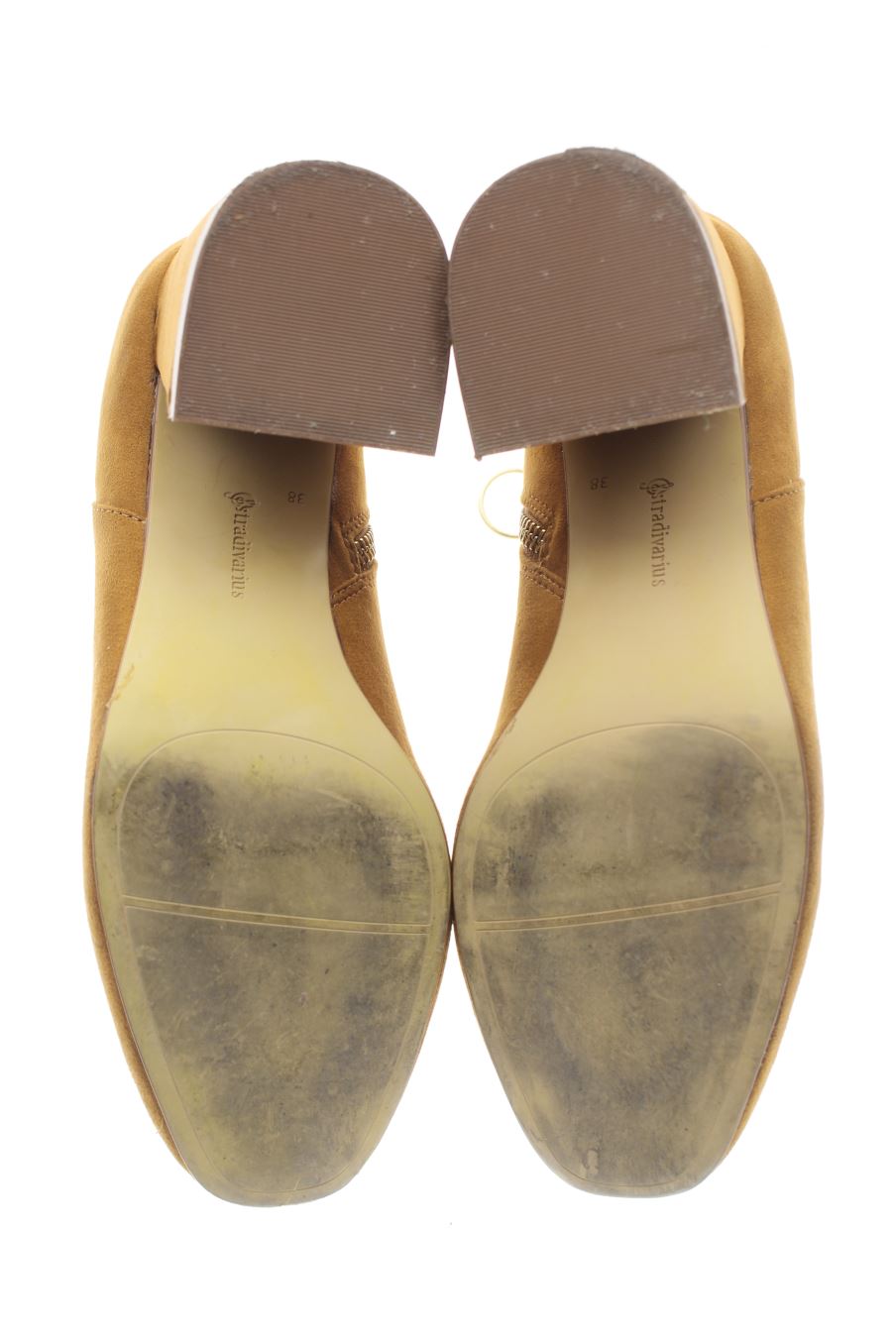 Botines de Zara de la talla 38, de color marrón de