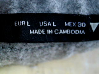 Jupe Zara de la taille L, de couleur gris