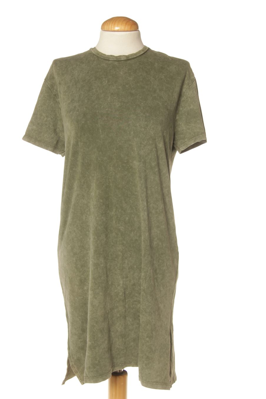 Vestido casual de Bershka de la talla S, de color verde