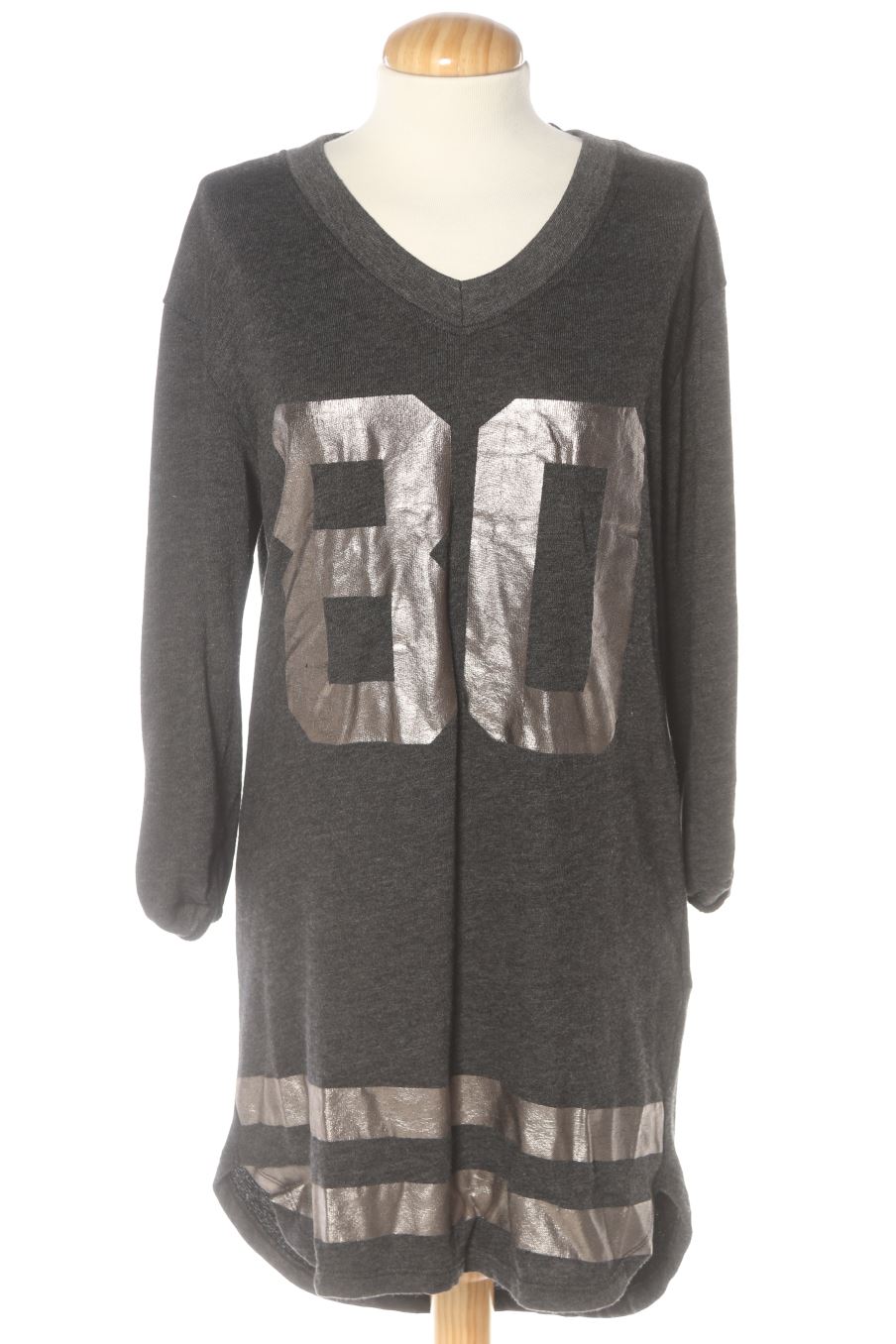 Pull Zara de la taille M, de couleur gris