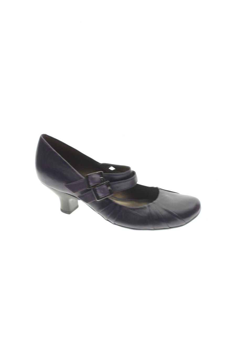 Zapatos de tacon de clarks de la talla 38, de color morado de