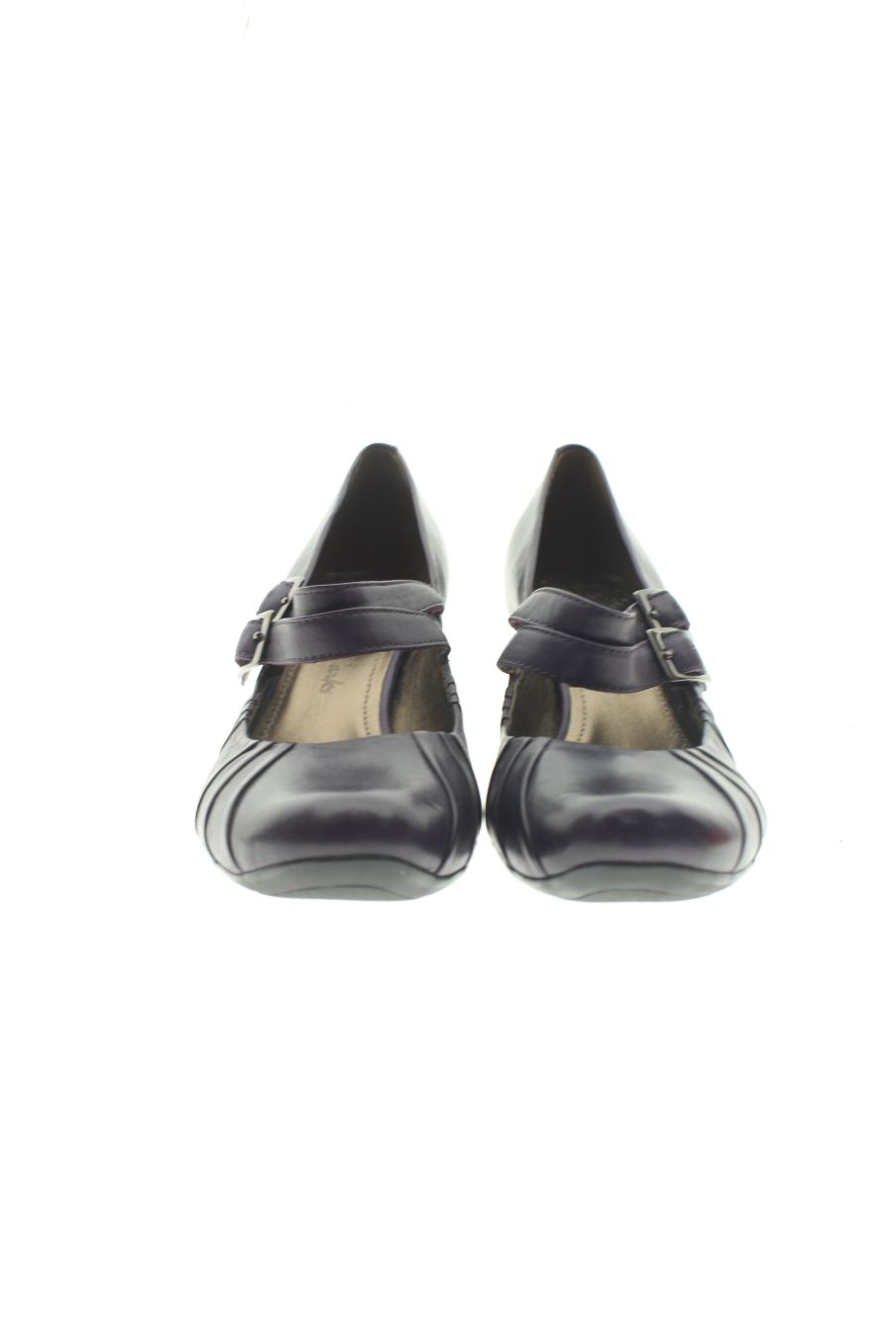 Zapatos de tacon de clarks de la talla 38, de color morado de