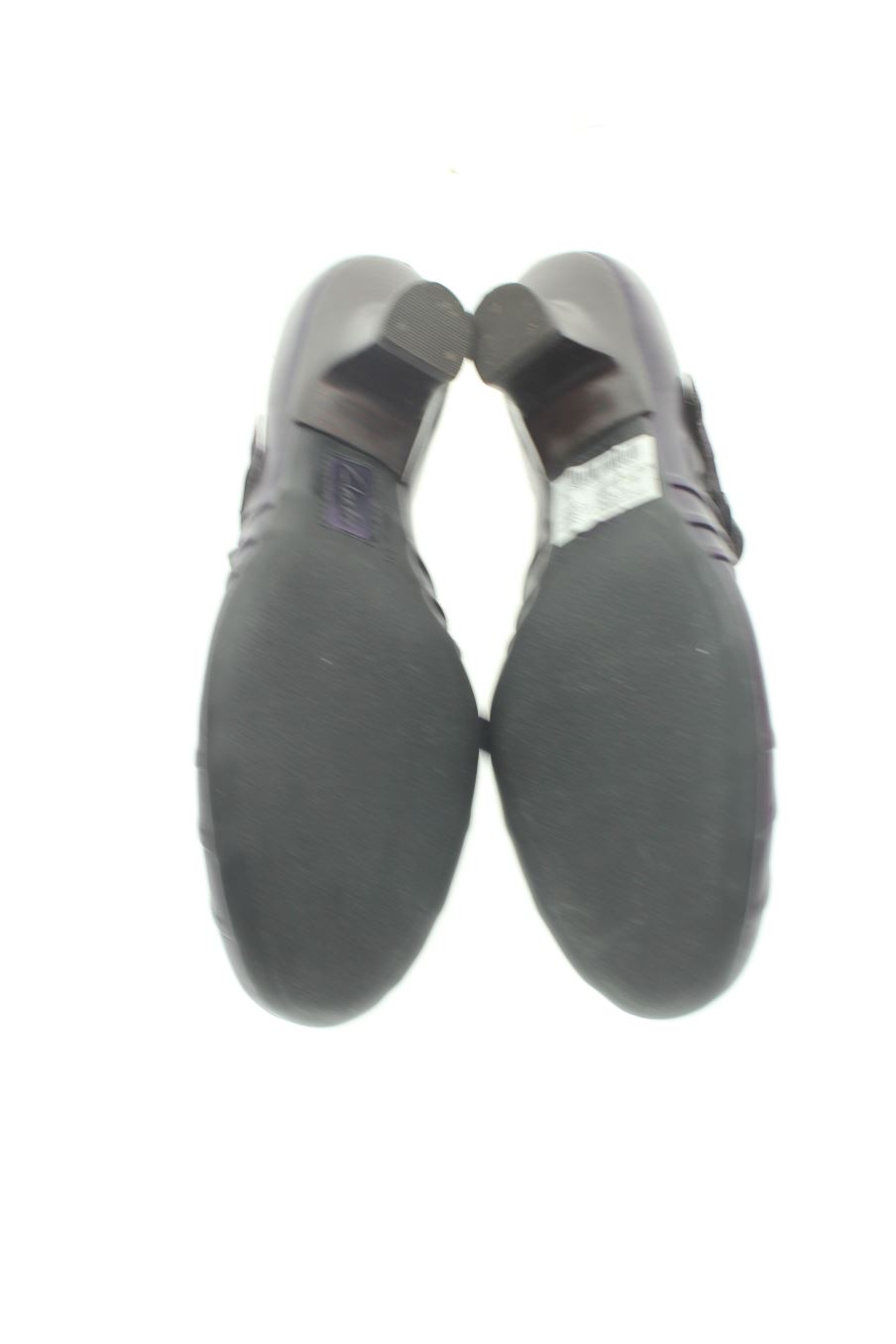 Zapatos de tacon de clarks de la talla 38, de color morado de