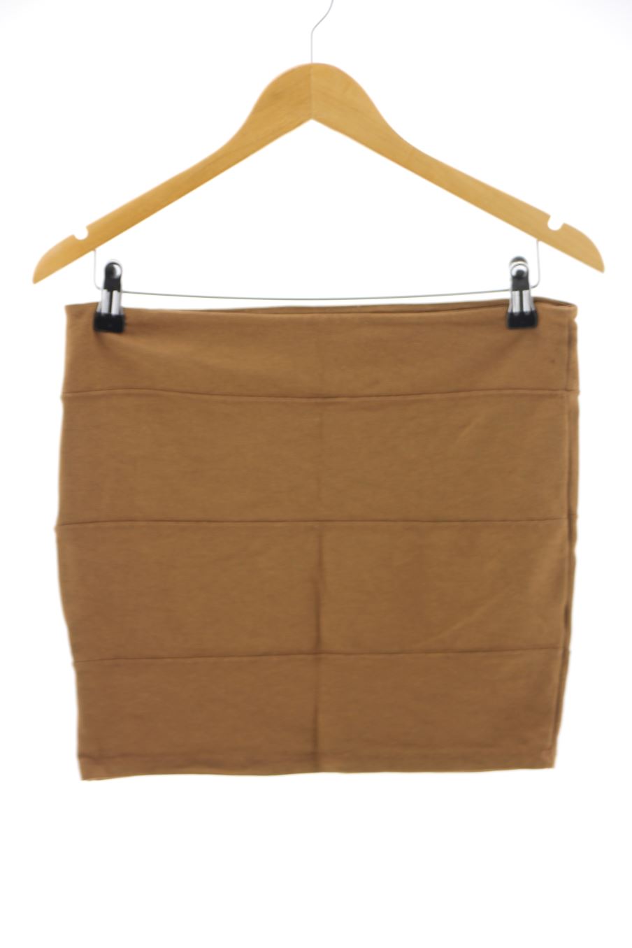 Aufwändiger Rock von Stradivarius Größe L, Farbe Braun, für