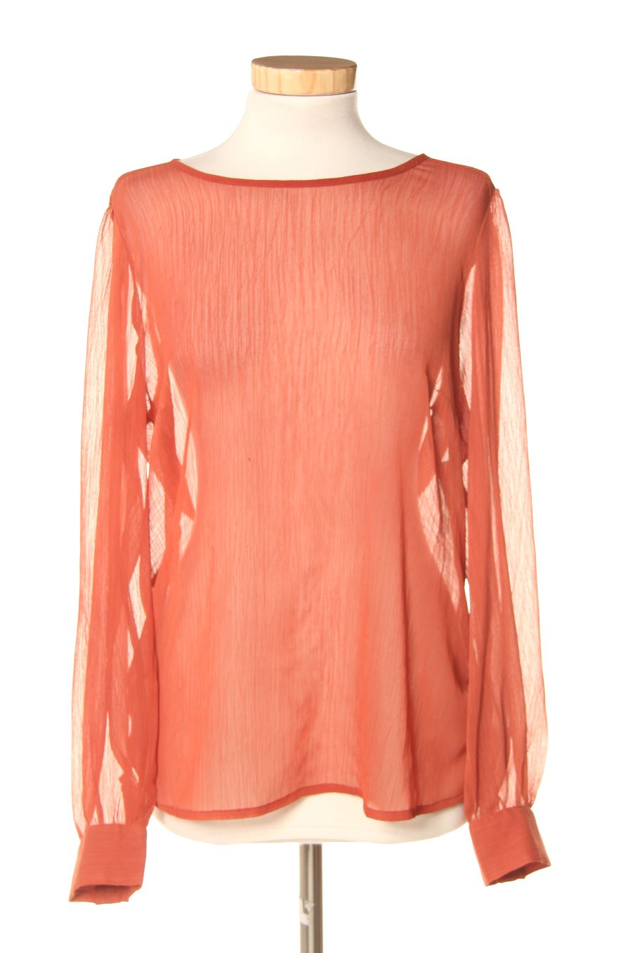Blouse à manches longues Forever 21 de la taille L, de couleur marron